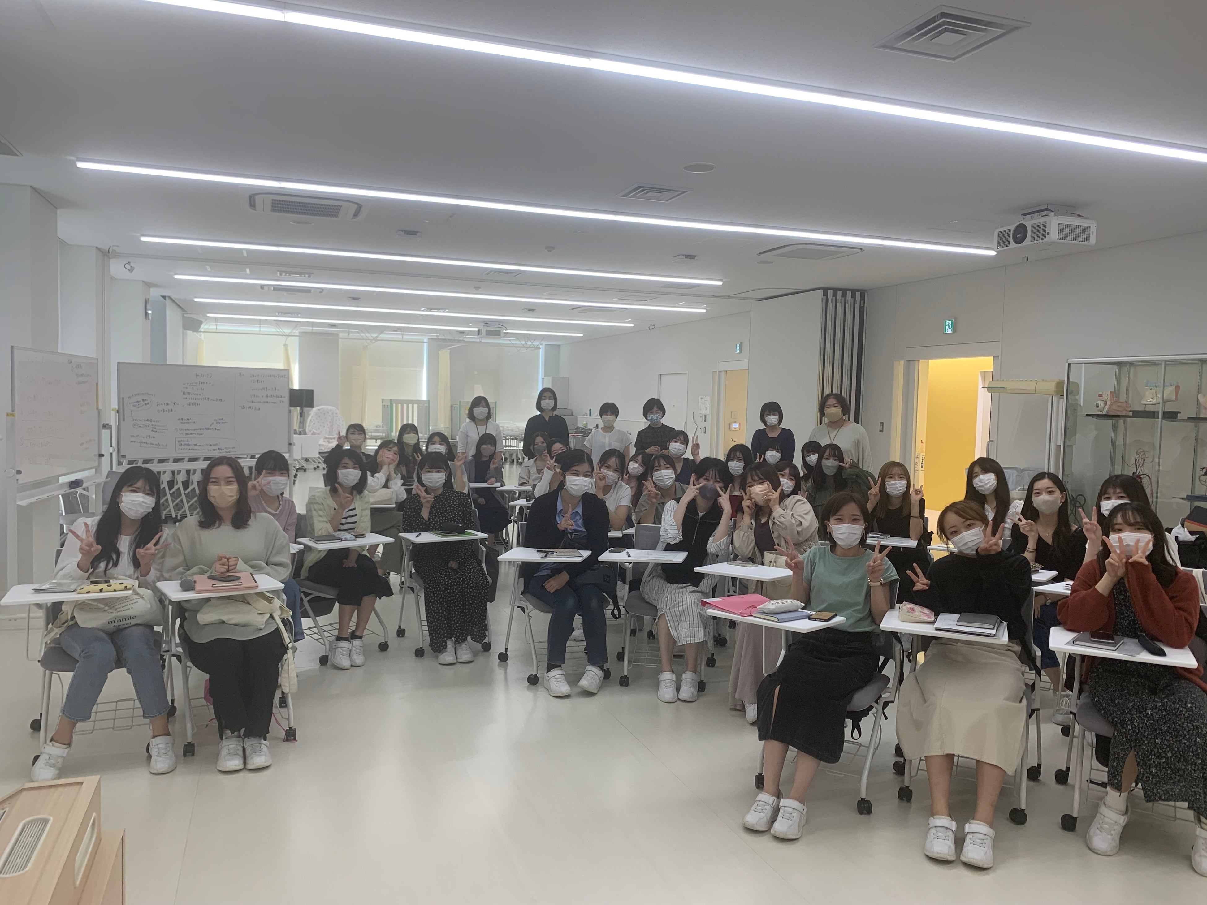 むさしの健幸アンバサダープロジェクトとして活動する看護学科生