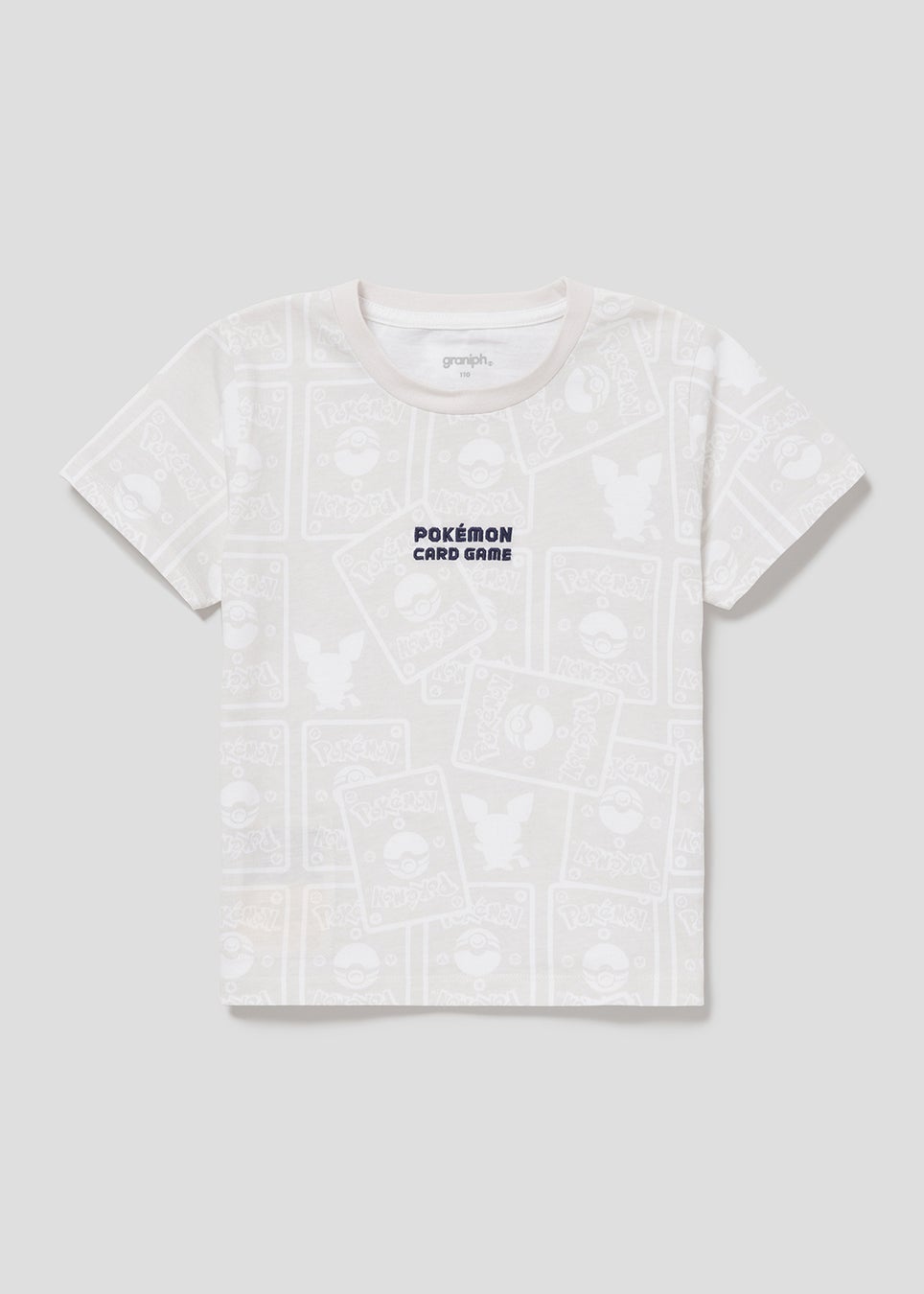 キッズTシャツ「ポケモンカード パターン」