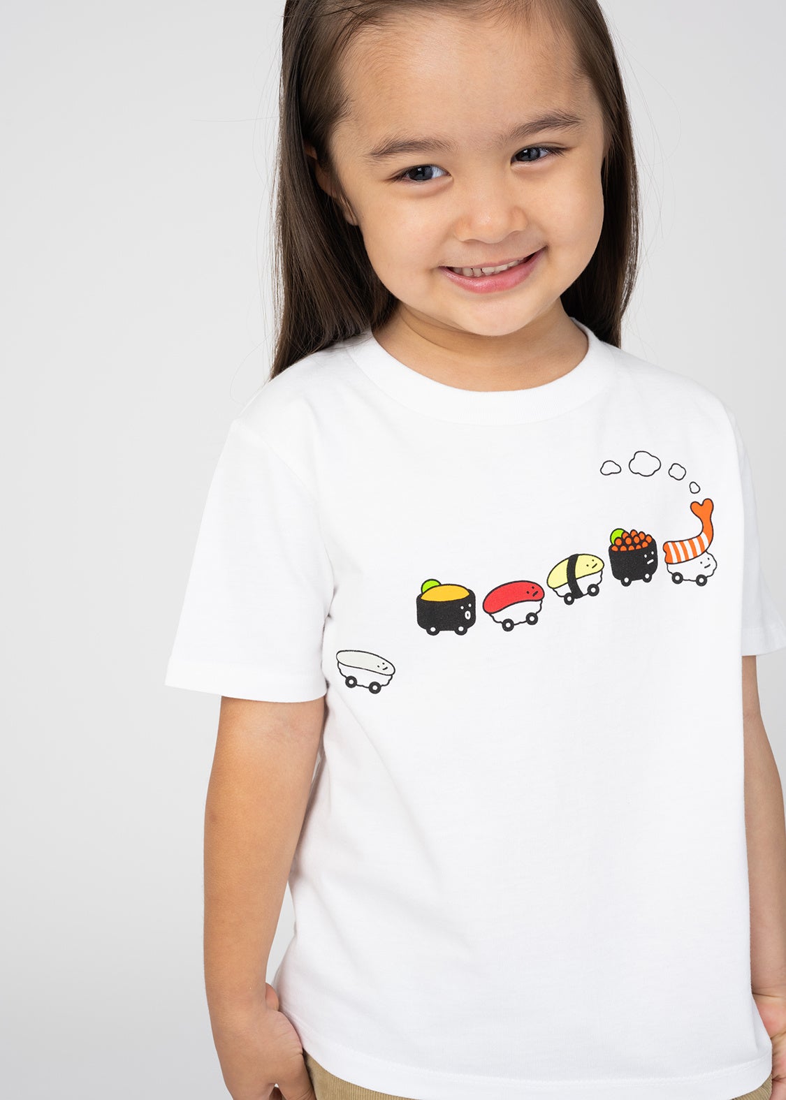 キッズTシャツ「おさんぽスシトレイン」表