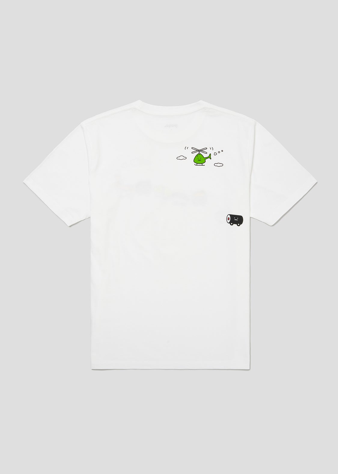 Tシャツ「おさんぽスシトレイン」裏