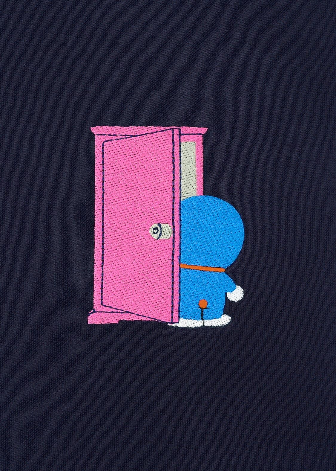 スウェット　ひみつ道具「どこでもドア」１　刺繍デザイン ©Fujiko-Pro