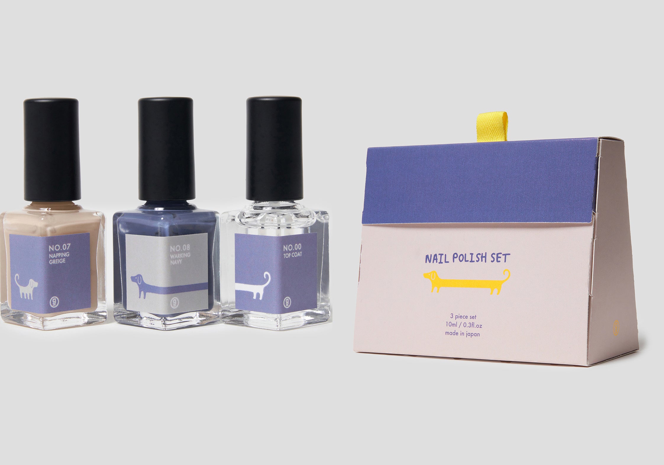 ネイルポリッシュセット　ナガスギルイヌ