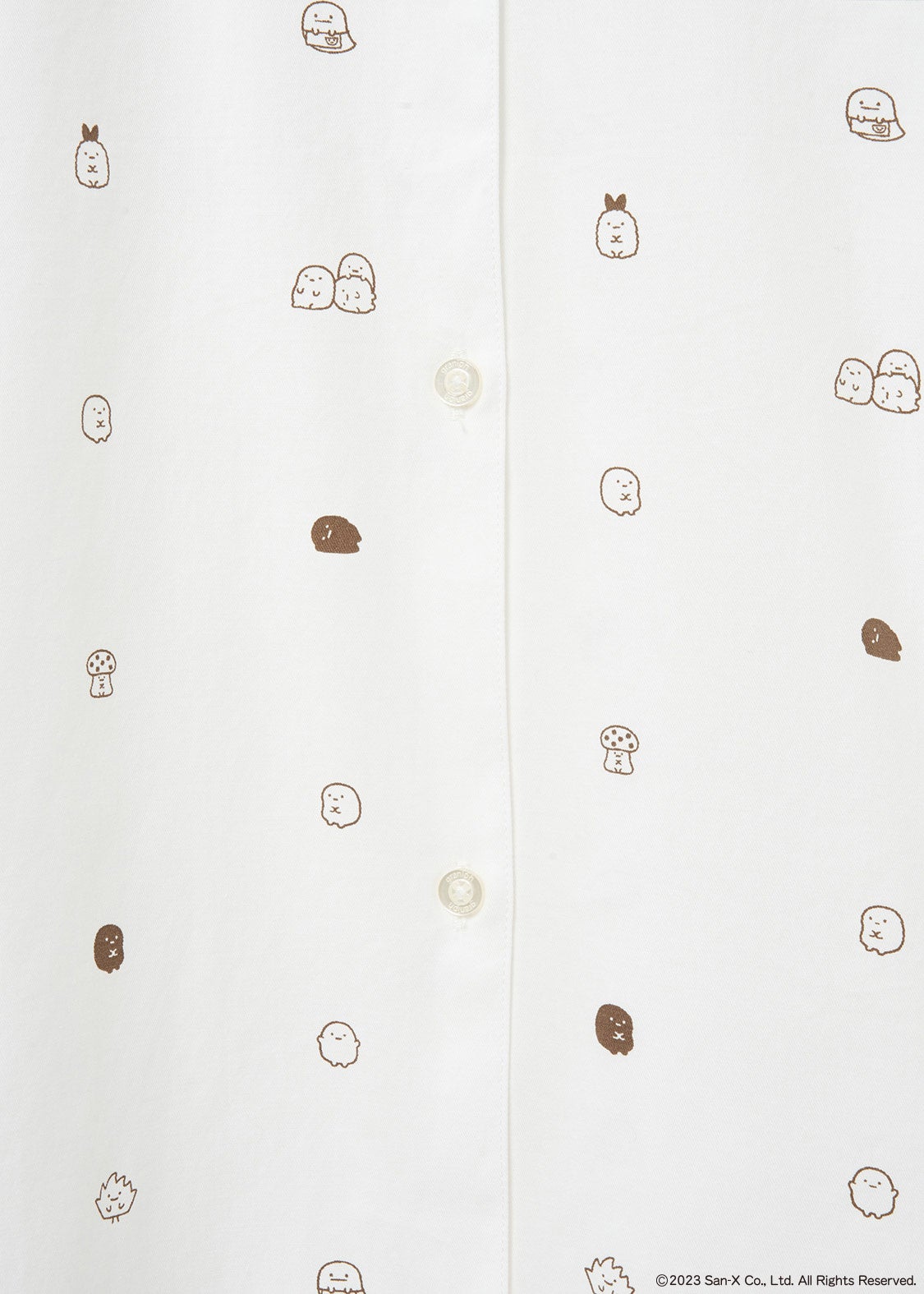 シャツワンピース「みにっコ パターン」デザイン