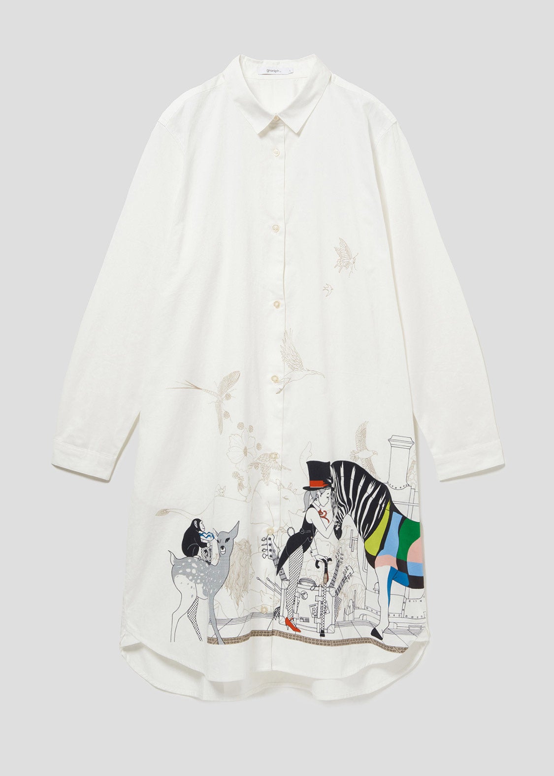 未だ見ぬ明日に(中村佑介)｜シャツワンピース