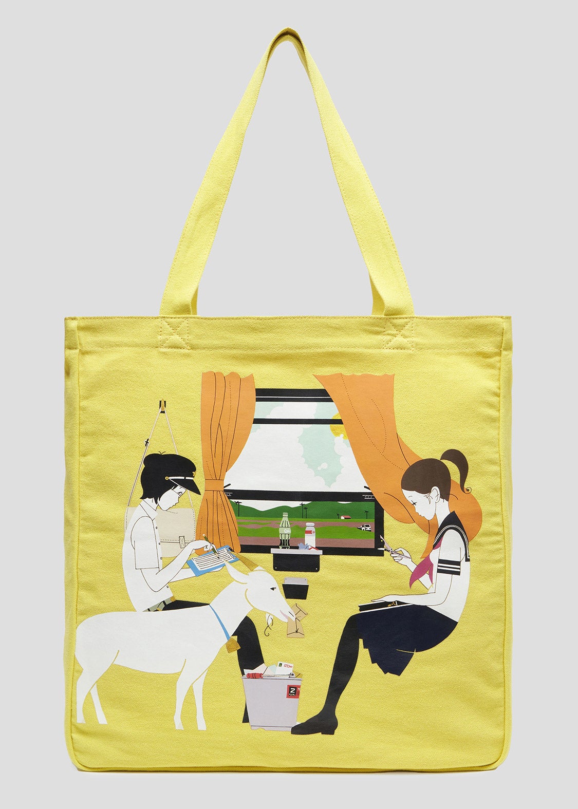 	ヤギ(中村佑介)｜スクエアトートバッグ