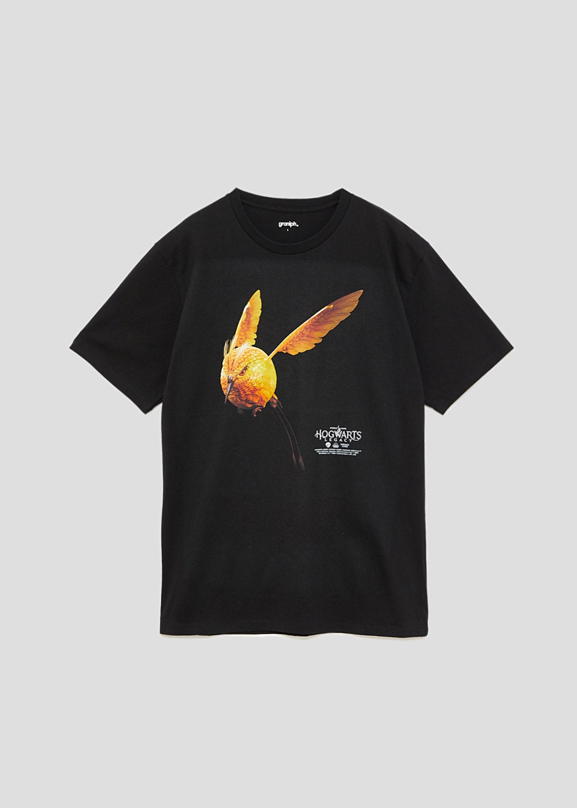 ハリーポッター グラニフ ブラック グラフィックプリント Tシャツ ハリーポッター グラニフ ブラック グラフィックプリント T
