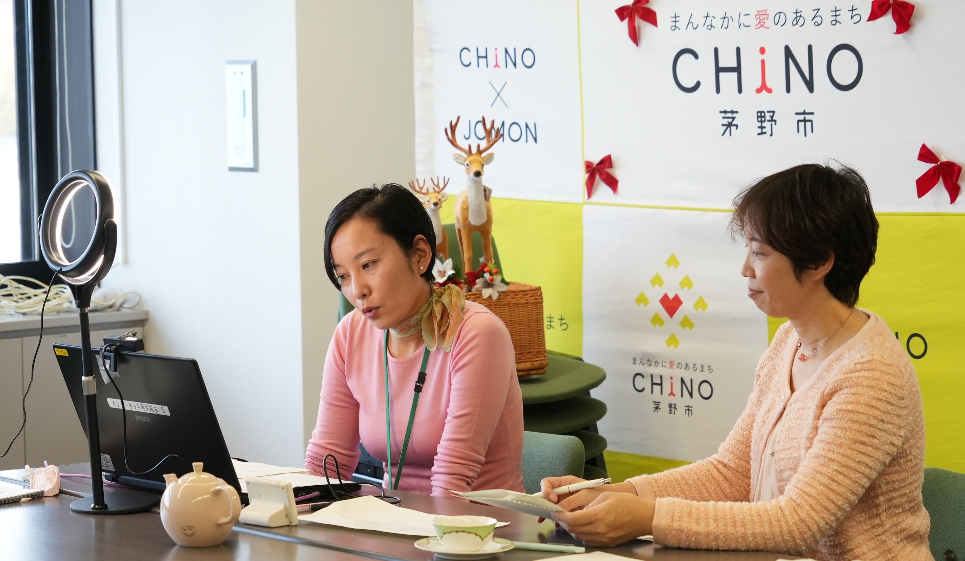 司会進行は市の職員が実施