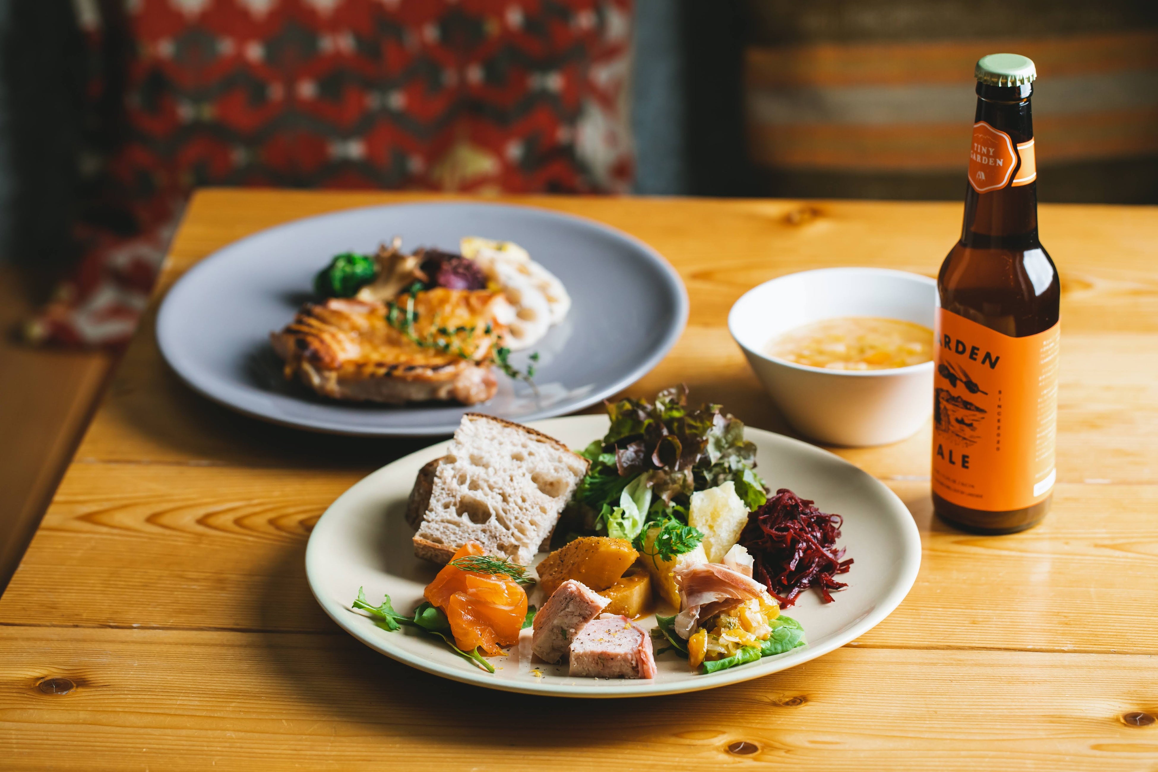 地元食材を生かした食事