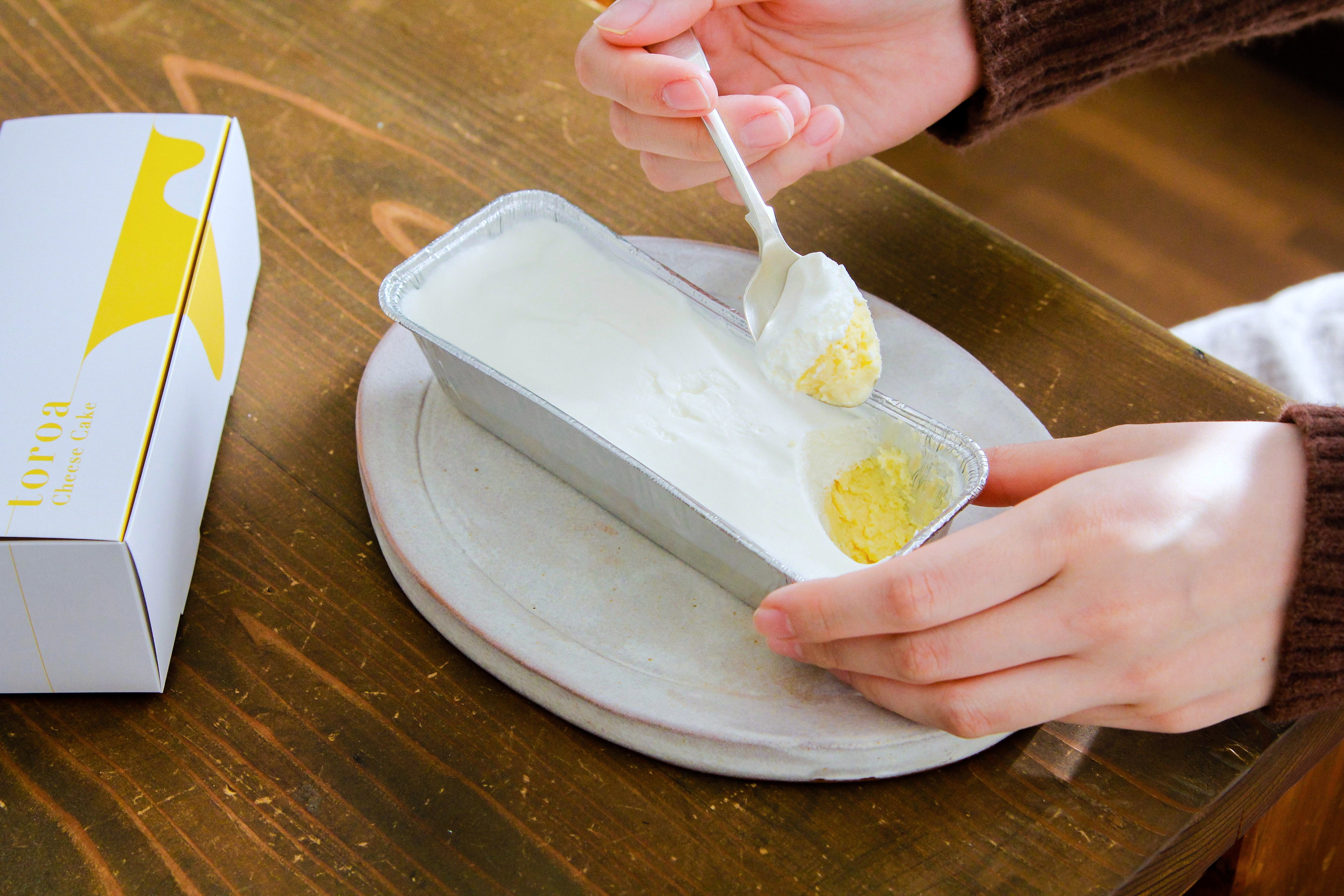 すくうとろ生チーズケーキ