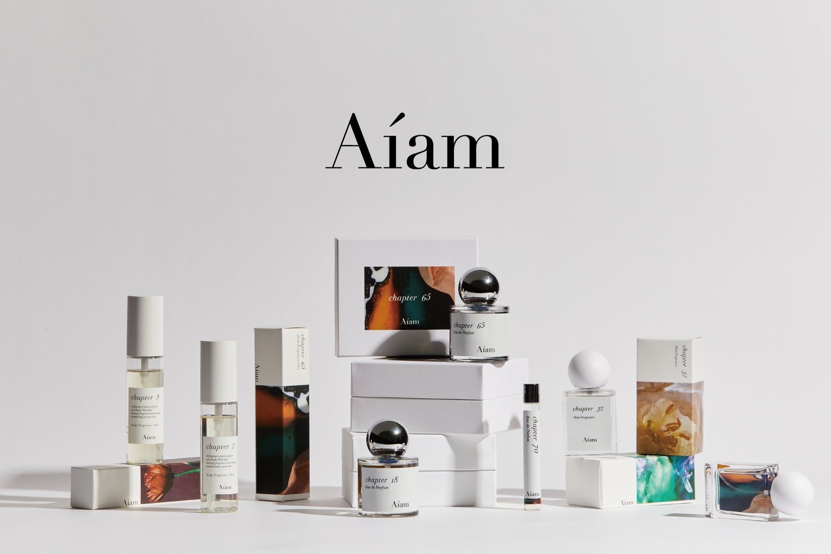 Aíam(アイアム)あなたの人生に寄り添う香りシリーズから「ヘアフレグランスミスト」新発売。阪急うめだ本店にてポップアップストア開催
