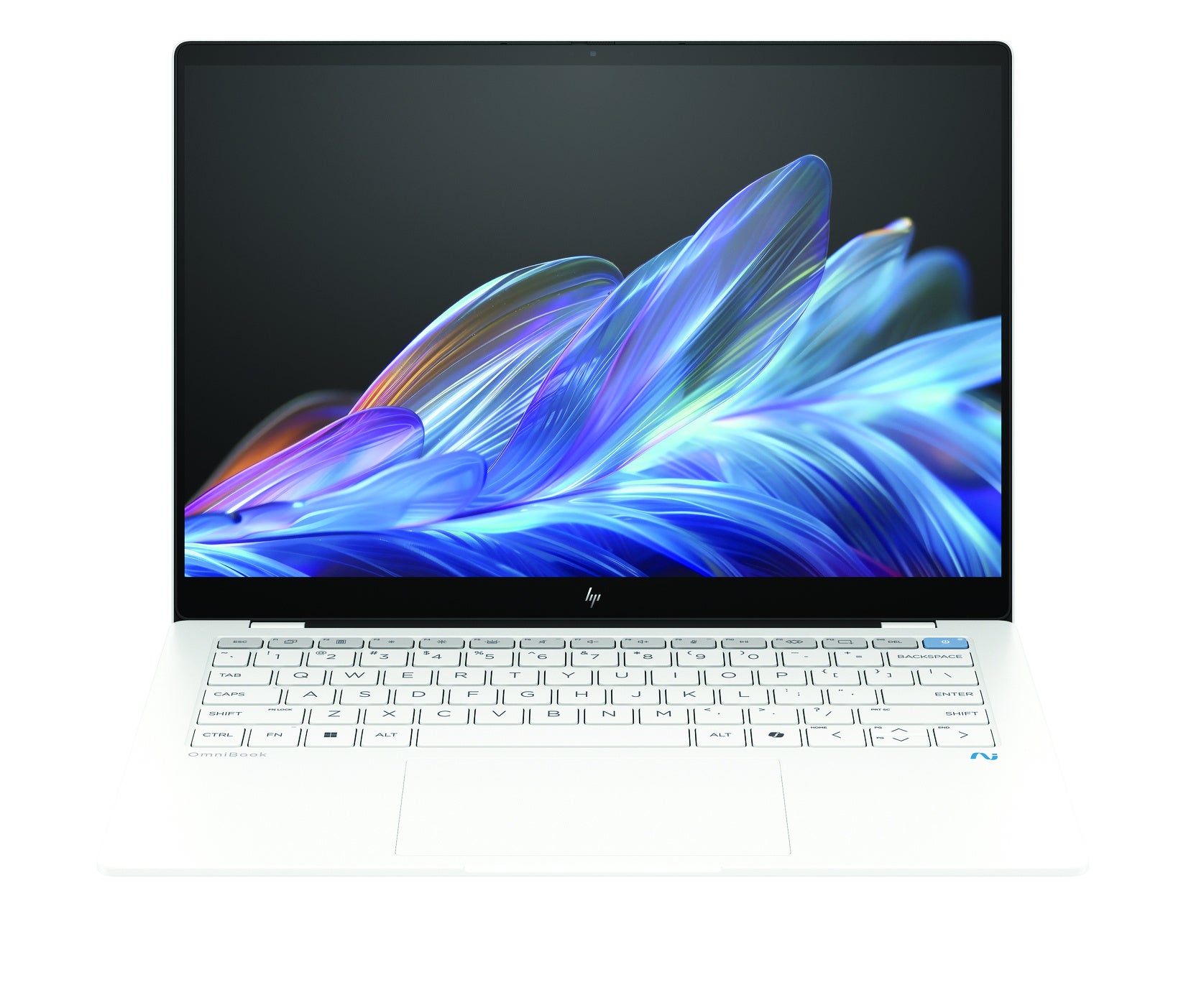 HP OmniBook X AI PC Ceramic White_HP AI Front White