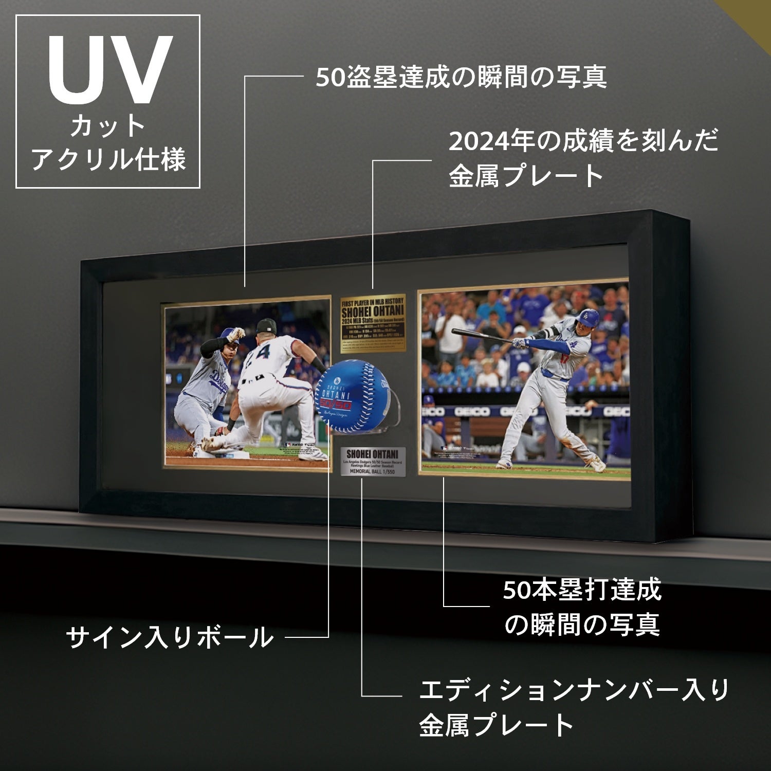 世界限定550点。「大谷翔平選手サイン入りボール MLB公式ライセンス