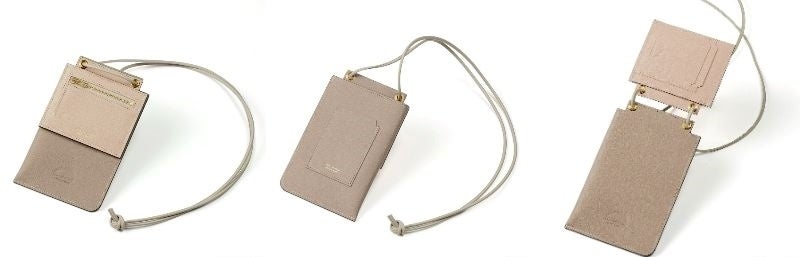 ミニウォレット全てと背面側ポーチ全てを配色変更するパターン　¥39,600（税込）