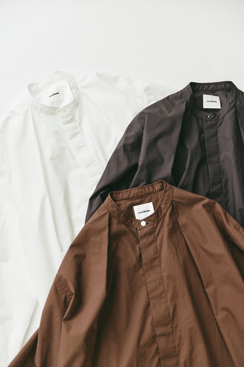 1in-pleats Longshirt Cotton Typewriter  26,400円