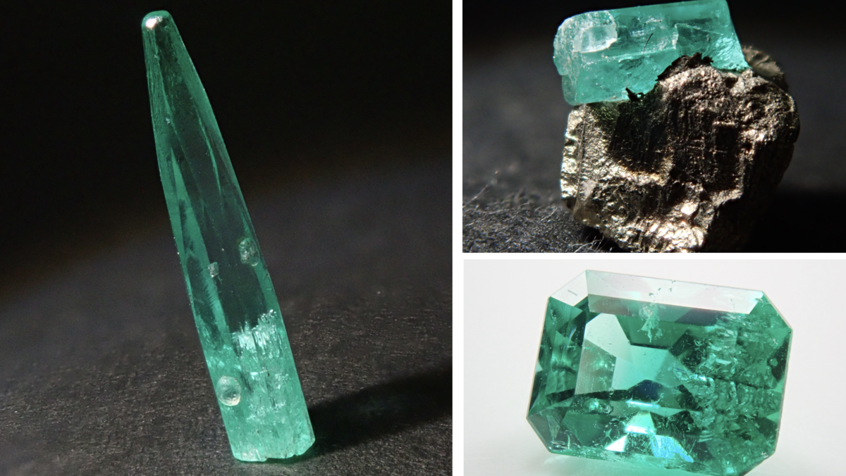 エメラルドハンター清水氏から買い付けた原石とルース