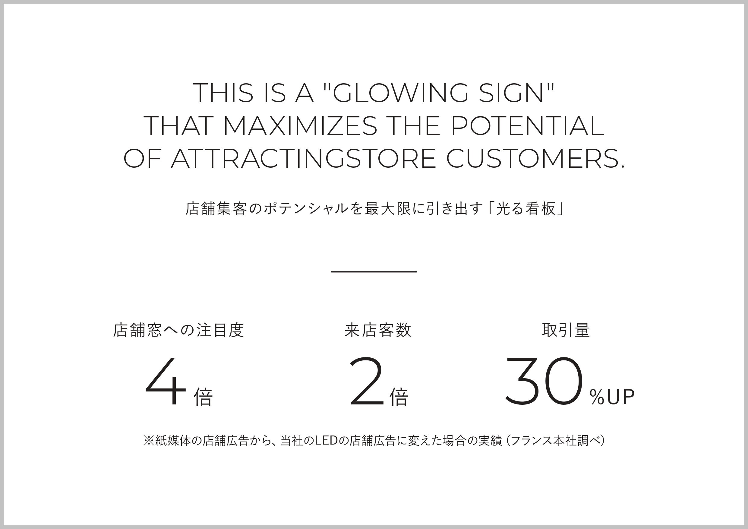 店舗プロモーションに最適