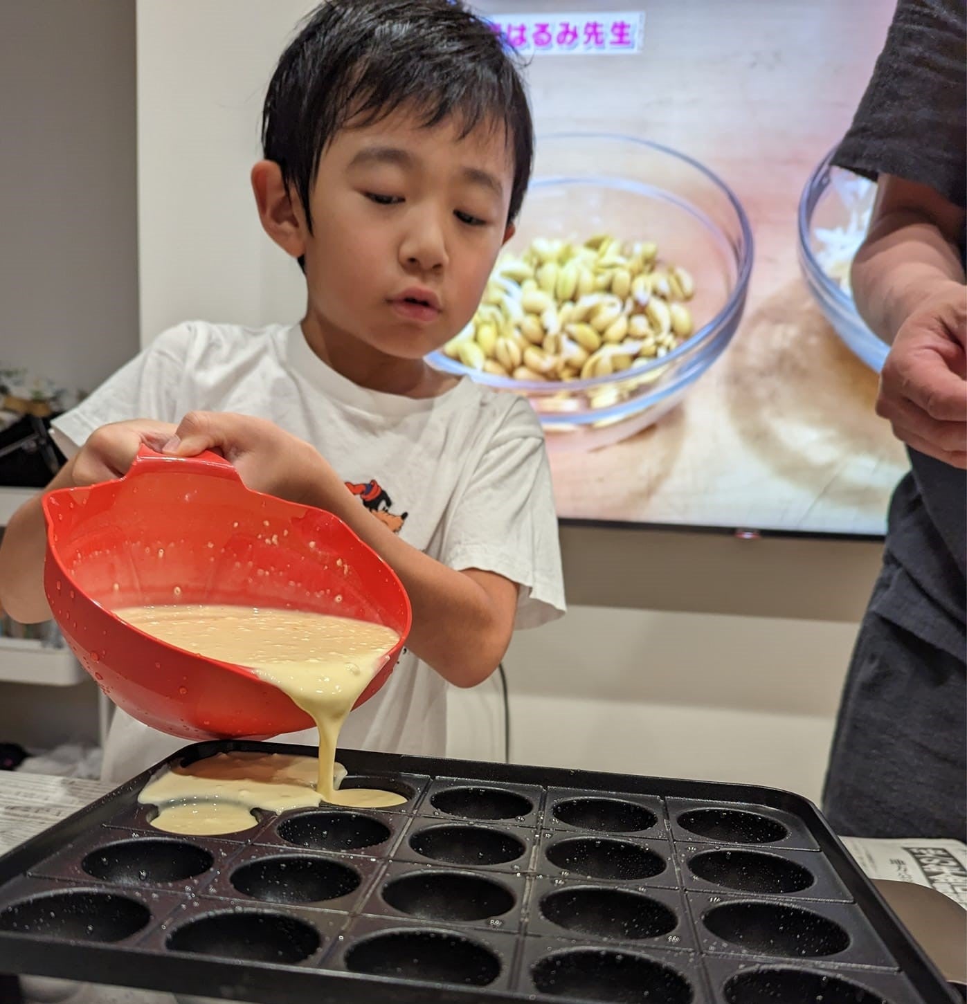 液だれしない構造なのでたこ焼きに最適