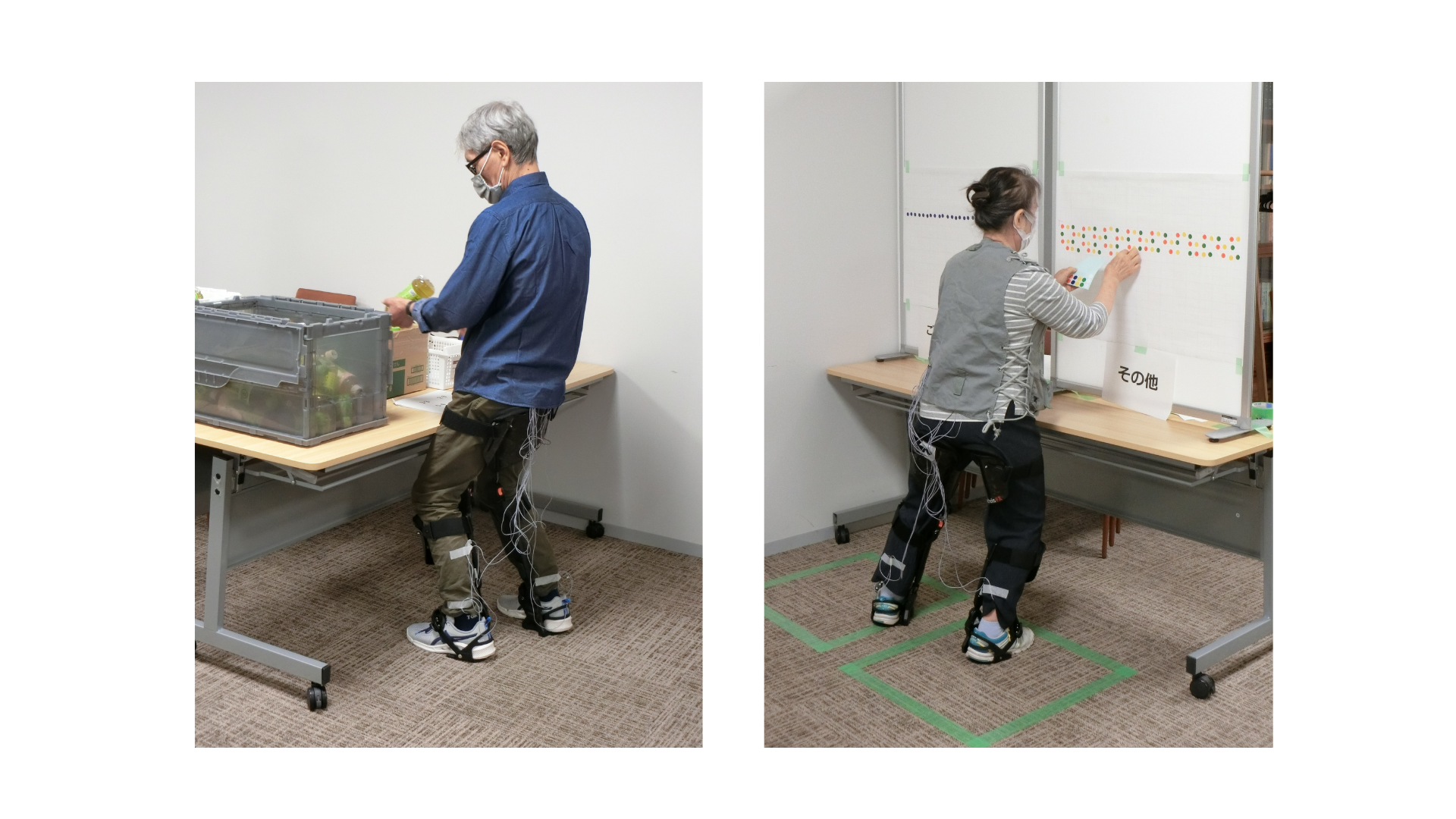 検品作業とパネル作業