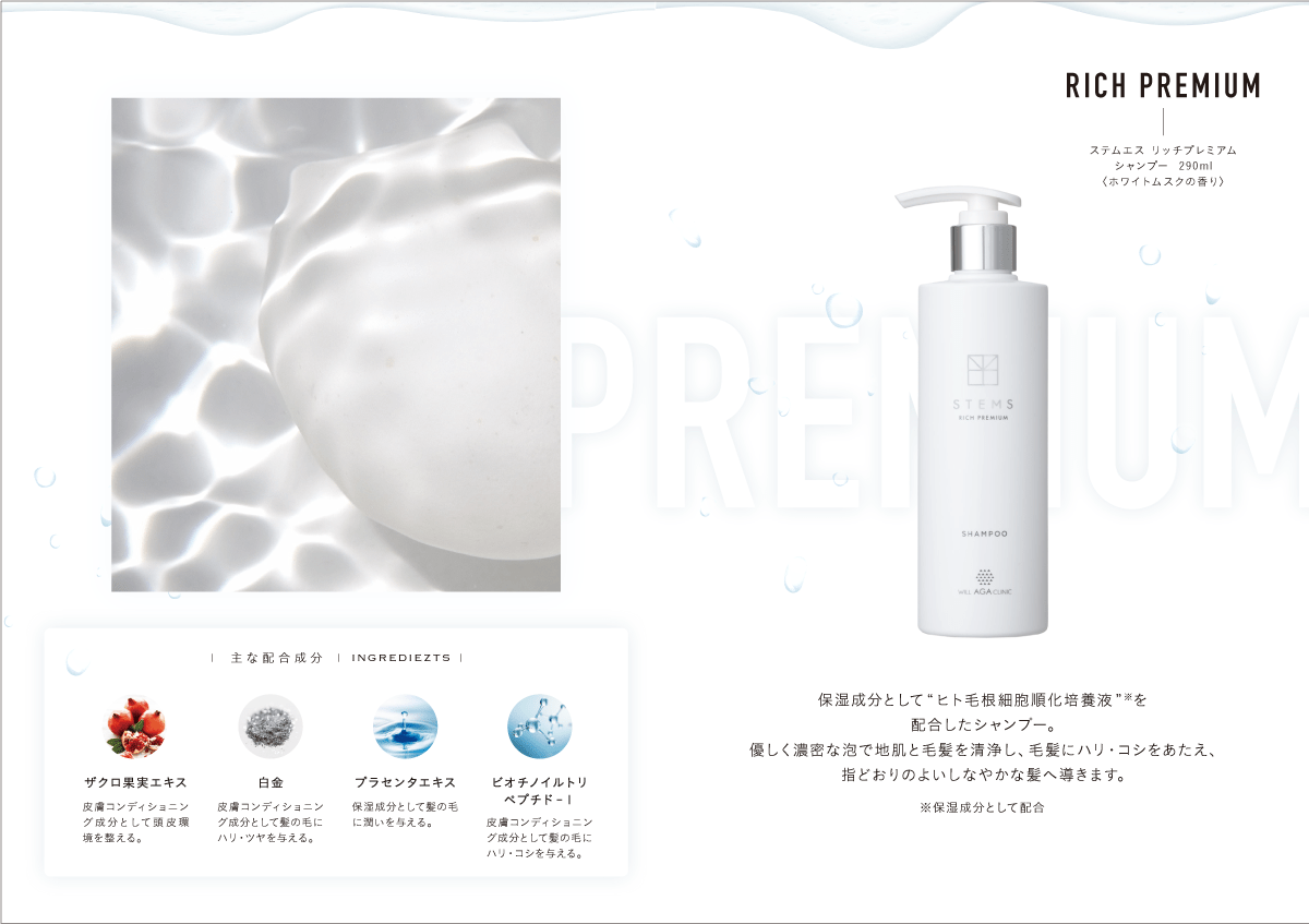 【新品】ステムエス シャンプー リッチプレミアム & トリートメント リッチケア 新品】ステムエス シャンプー リッチプレミアム & トリートメント