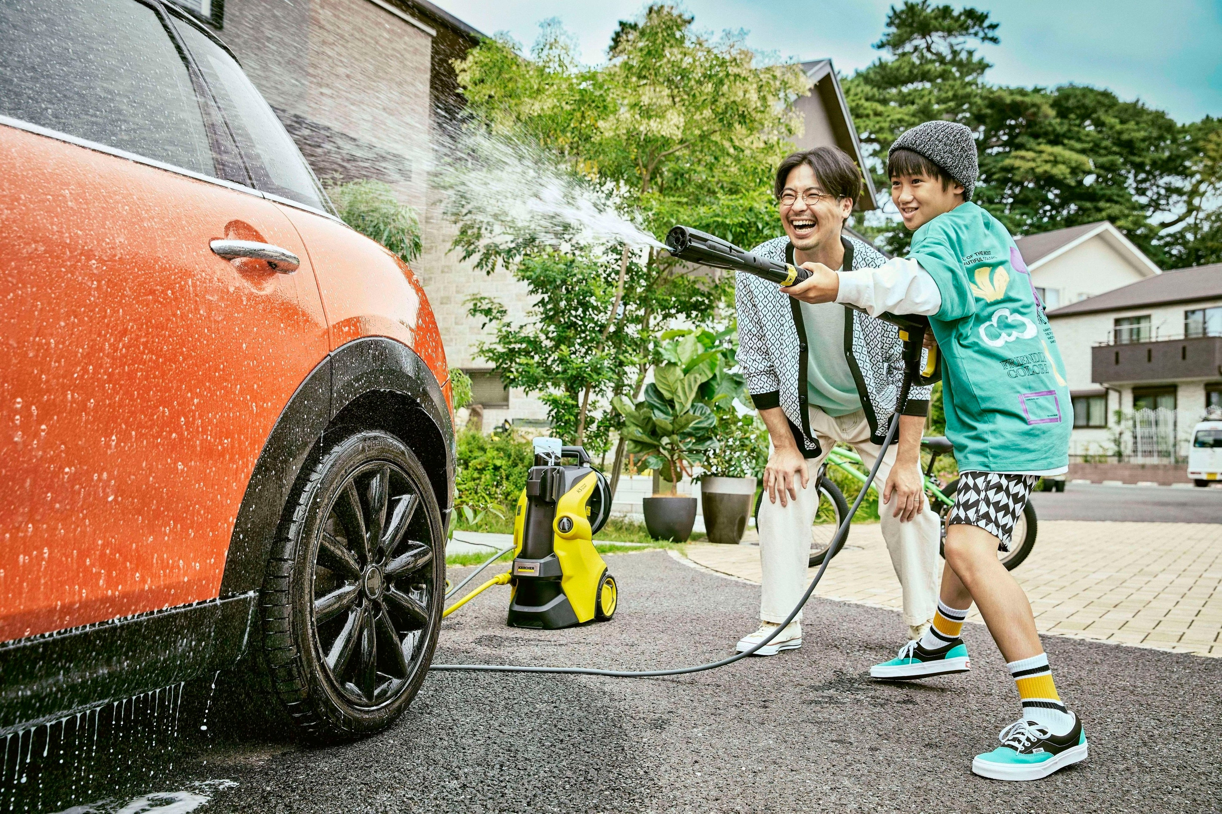 高圧洗浄機で洗車が楽しくなる