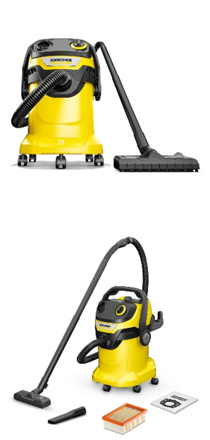 【新品未使用】ケルヒャー乾湿両用バキュームクリーナー WD3 ケルヒャー、乾湿両用バキュームクリーナー「WDシリーズ」3種を7