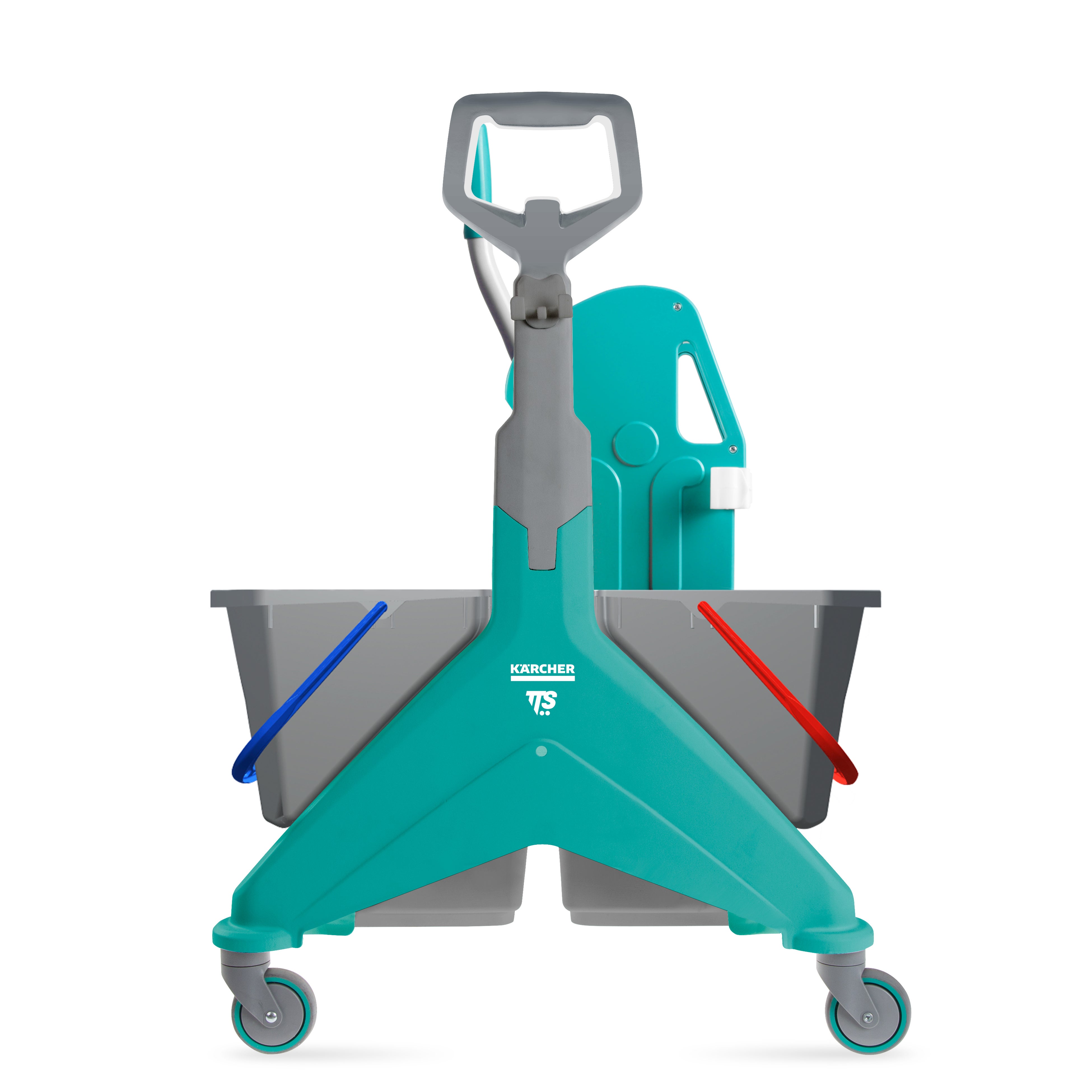 TTS社製カーボンニュートラルな清掃トロリー