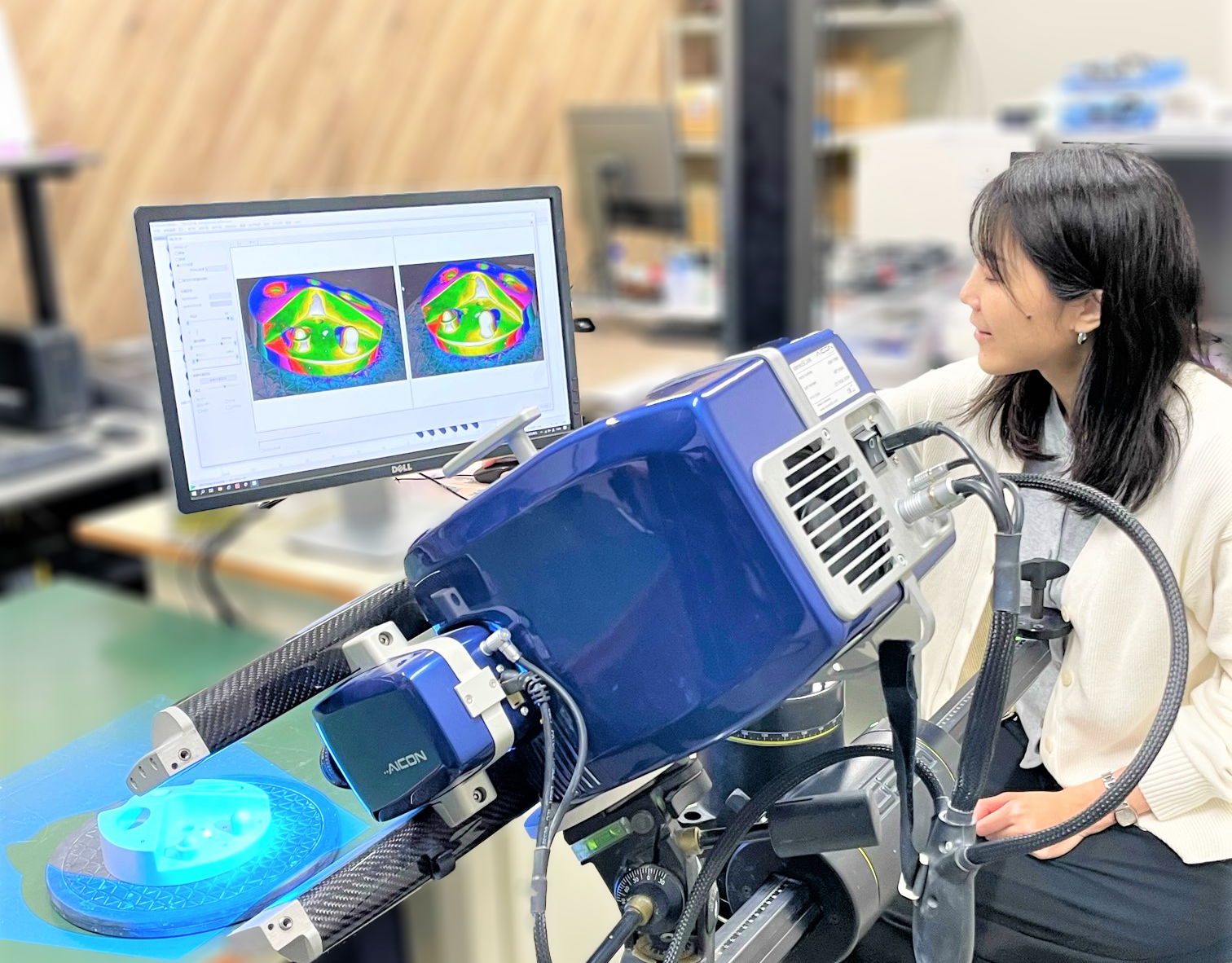 3Dスキャナによる測定