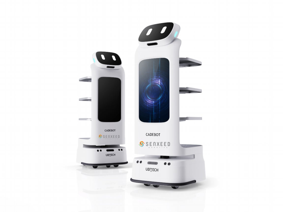 Senxeed Robotics社、“ラーメンも運べる”配膳ロボット「CADEBOT」の Senxeed Robotics社、“ラーメンも運べる”配膳ロボット「CADEBOT」の