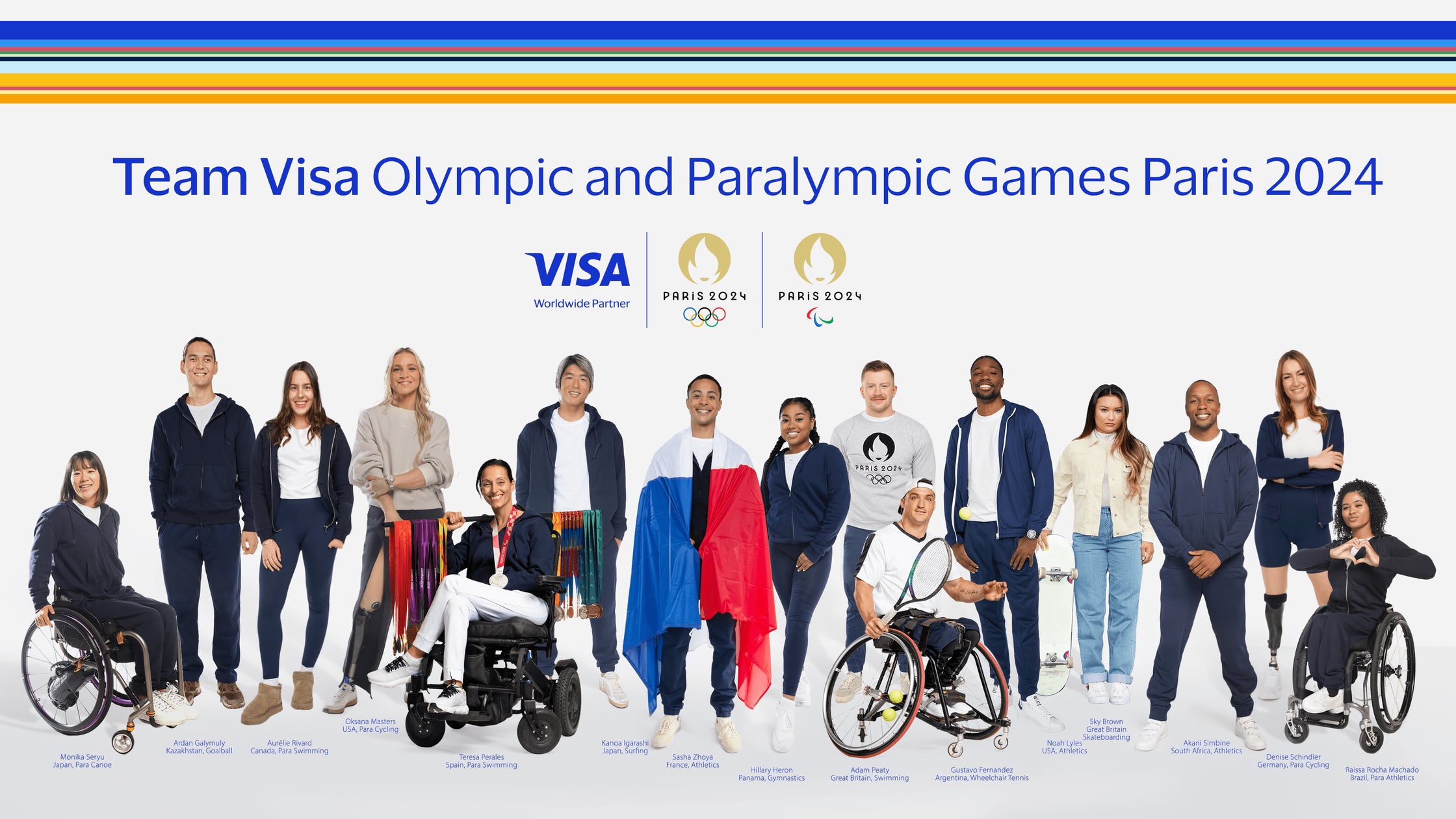 Visa、パリ2024オリンピック・パラリンピック競技大会に向け Visa、パリ2024オリンピック・パラリンピック競技大会に向け