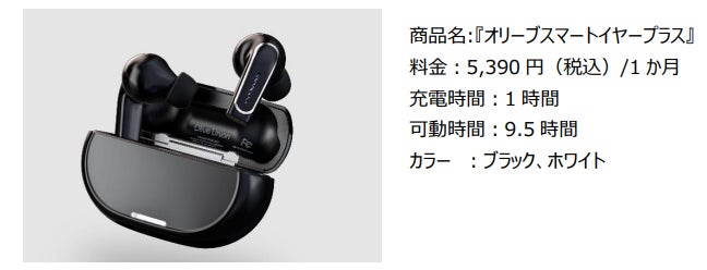 聞こえづらさを解消するスマート集音器『オリーブスマートイヤープラス 聞こえづらさを解消するスマート集音器『オリーブスマートイヤープラス