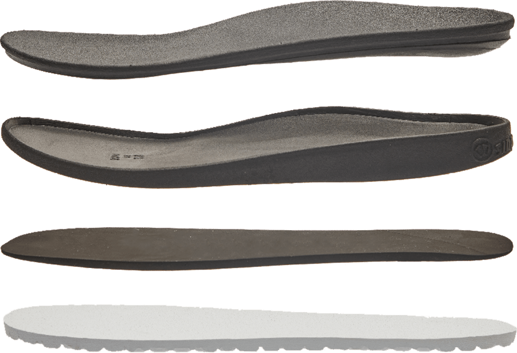 4層構造のダブルクッションインソール