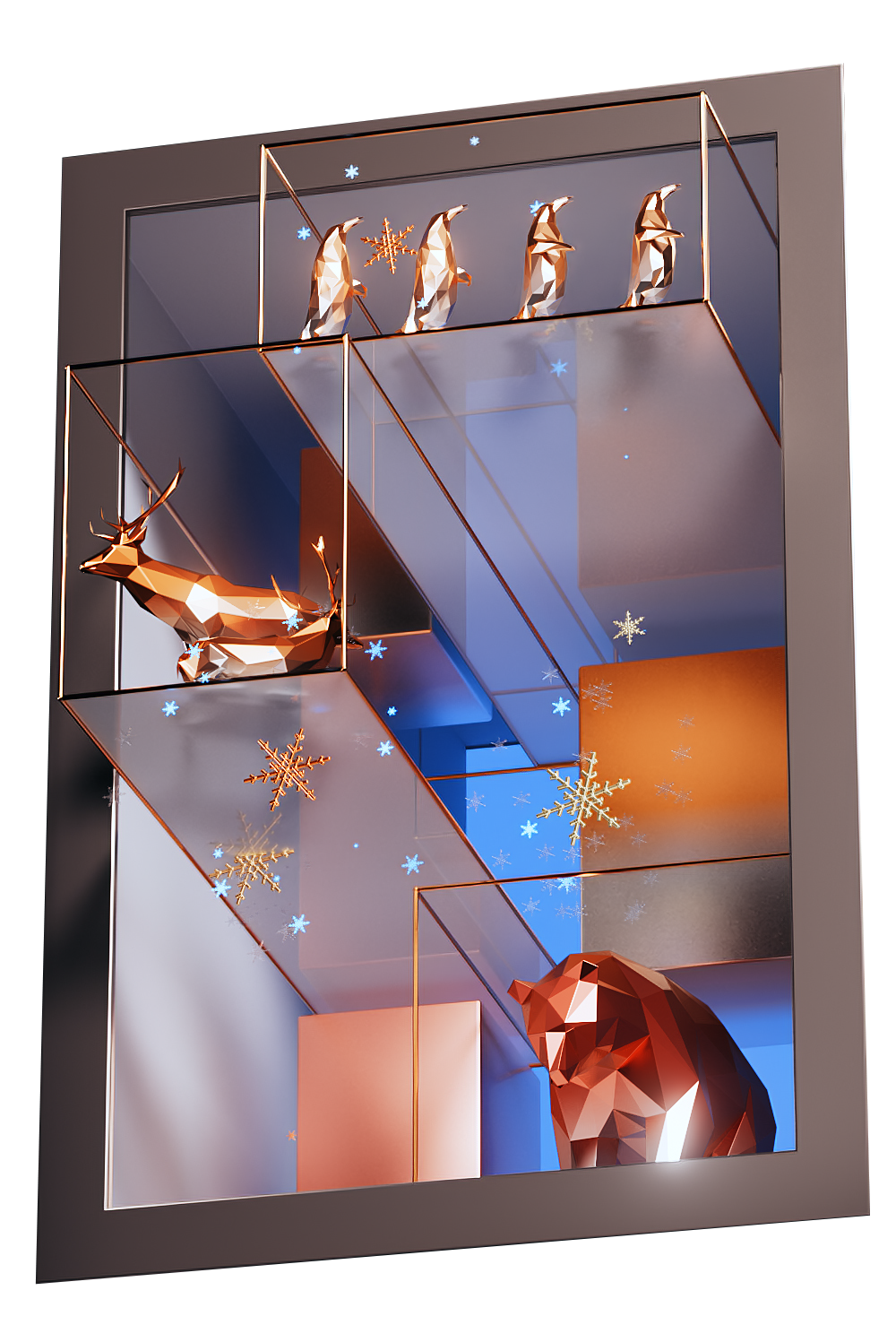 外壁面ビジョン「The beginning of winter」イメージ