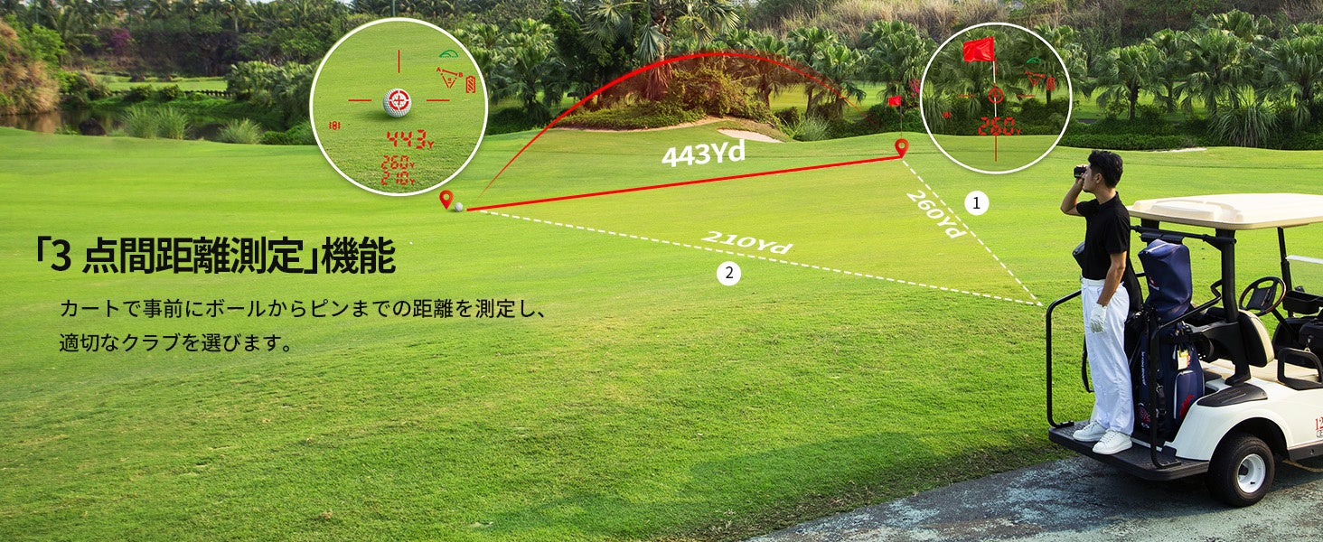 SILLAIDゴルフ用レーザー距離計
