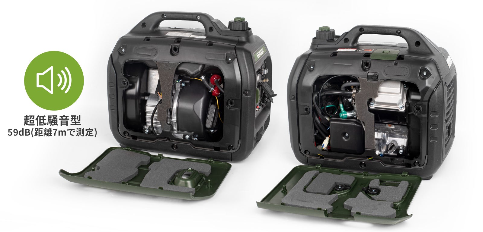 EENOURインバーター発電機DK3000iS/DK3000iSDF ガソリン・LPガス 3.0