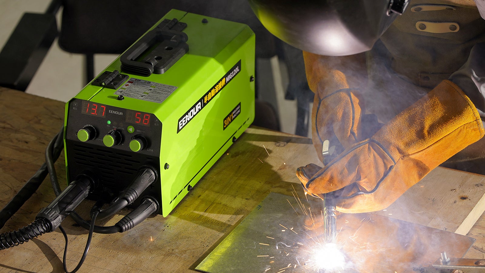 ​EENOUR半自動溶接機MIG-120L