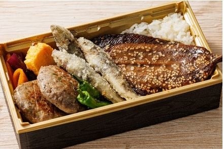 さんまのポーポー焼き入り小名浜名物弁当 800円