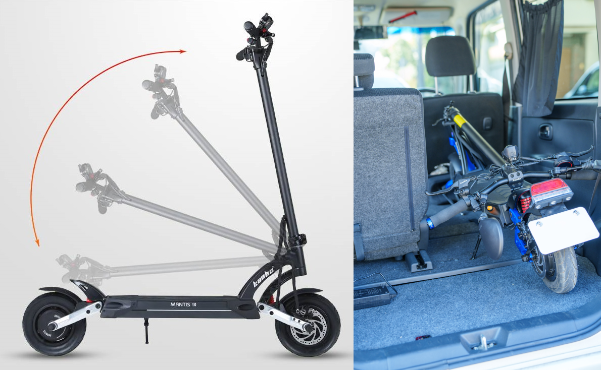 折りたたんでコンパクトに