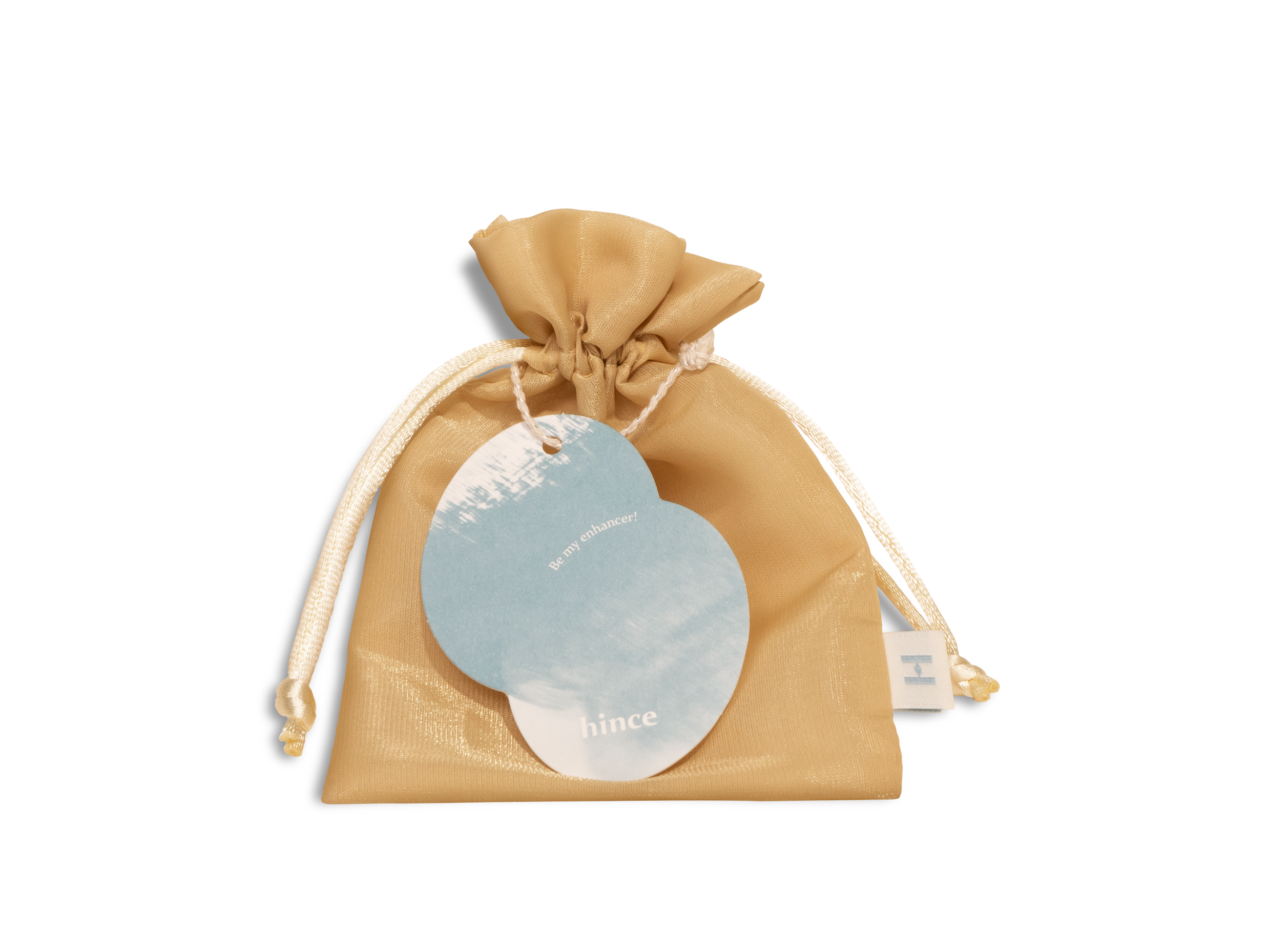 オーガンジーミニポーチ（イエロー）