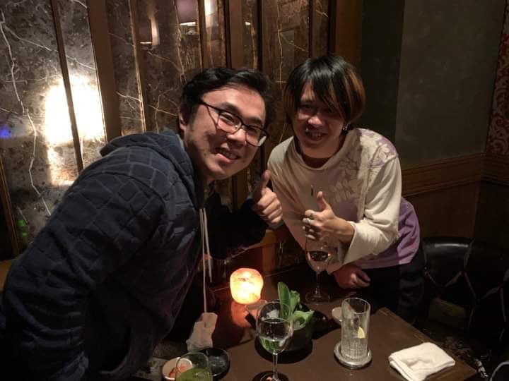 きっかけをもらった坪田先生と。