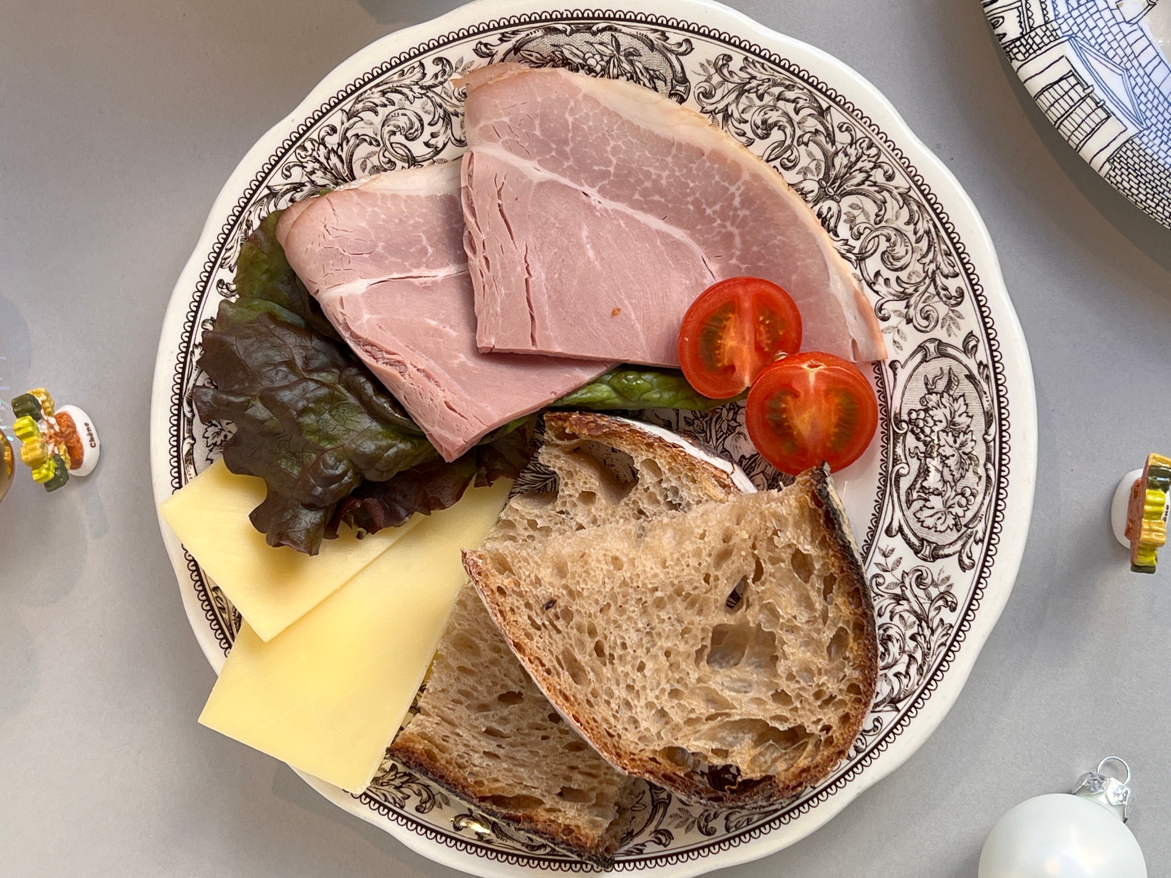 作って楽しむ大和豚ハムのオープンサンド