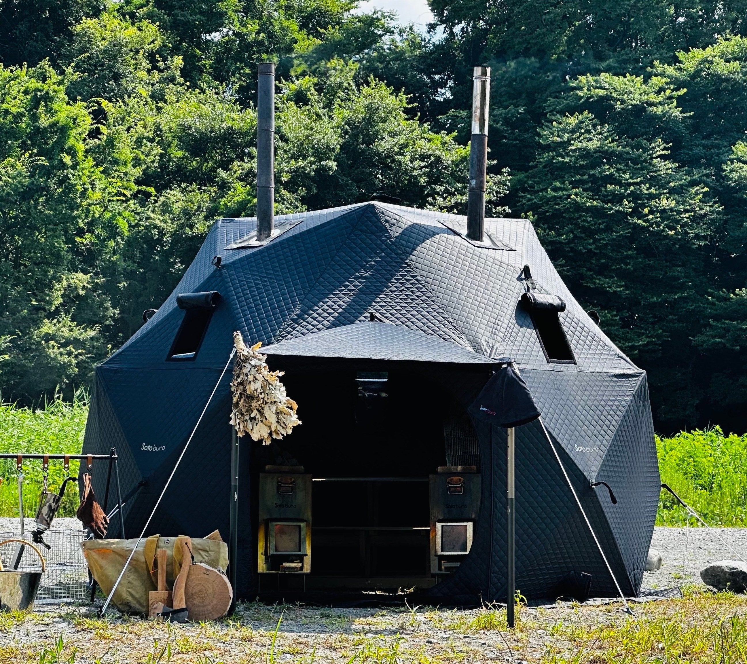 Sotoburo、初の大型ドームテントサウナ ”Sotoburo DOME 12”を