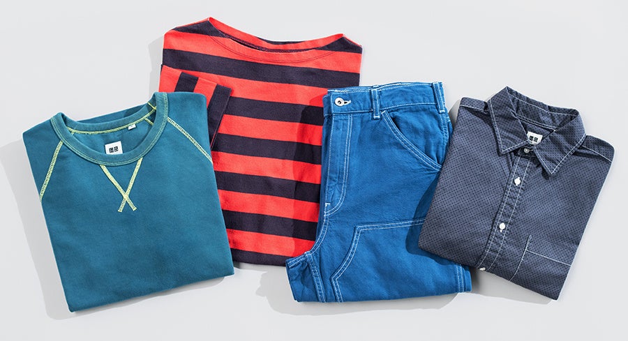 染めてリメイクした古着 商品例