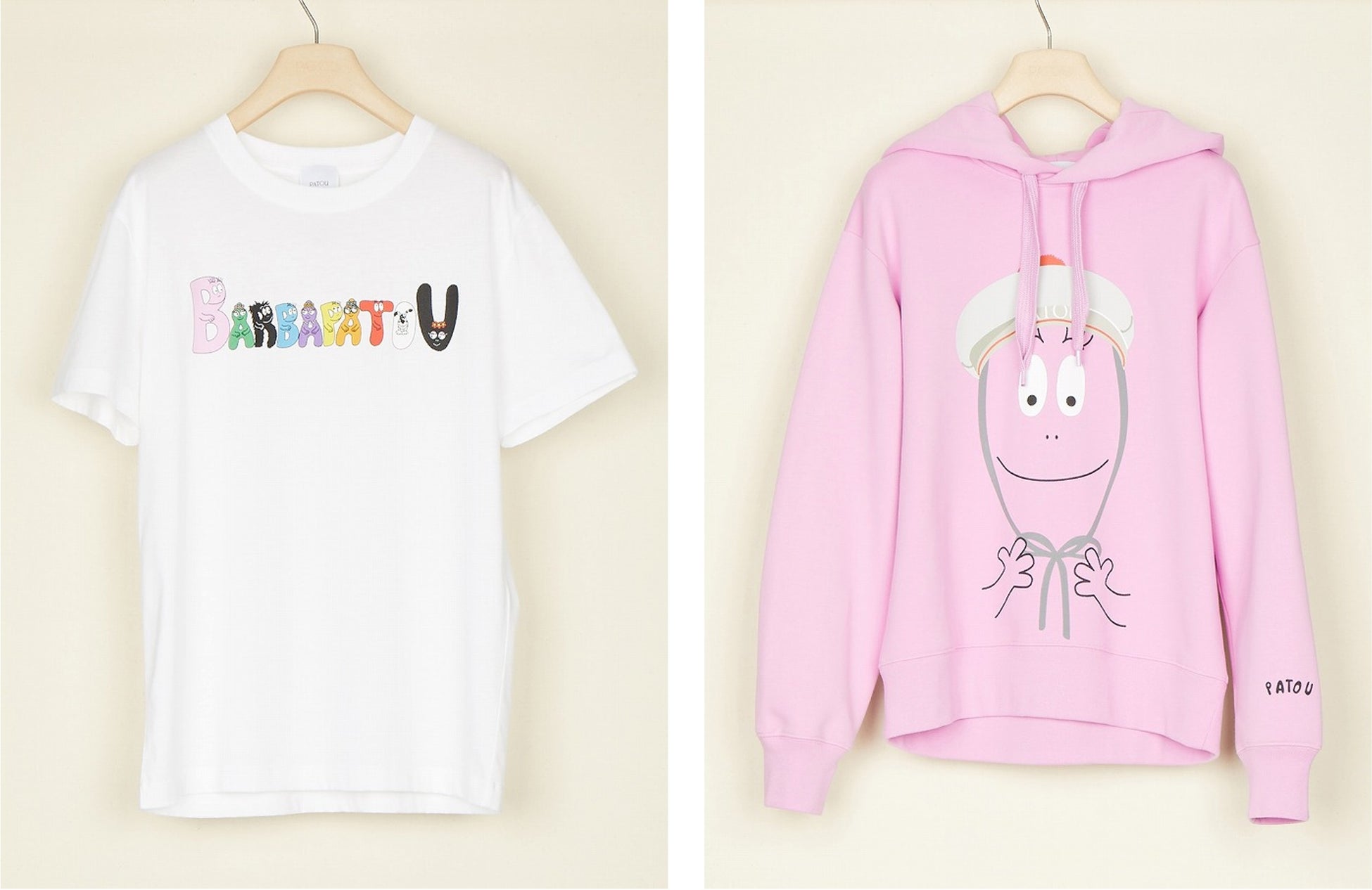 オーガニックコットン Tシャツ ¥37,400(税込)  フーディ ¥75,900(税込)