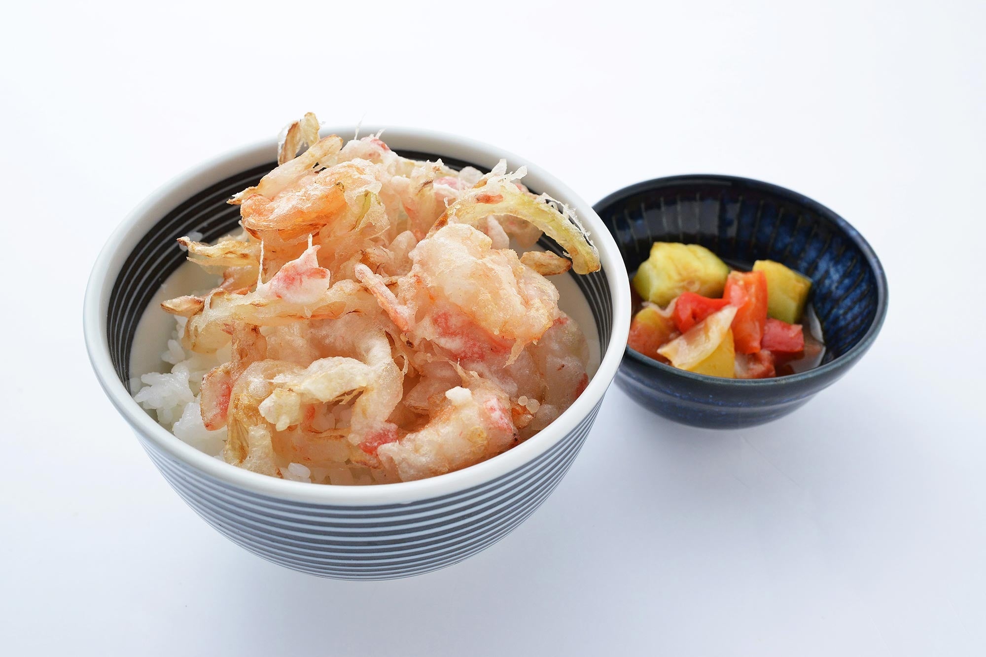 えびかきあげ丼 小鉢付(＋350円(税込)でおつけできます)