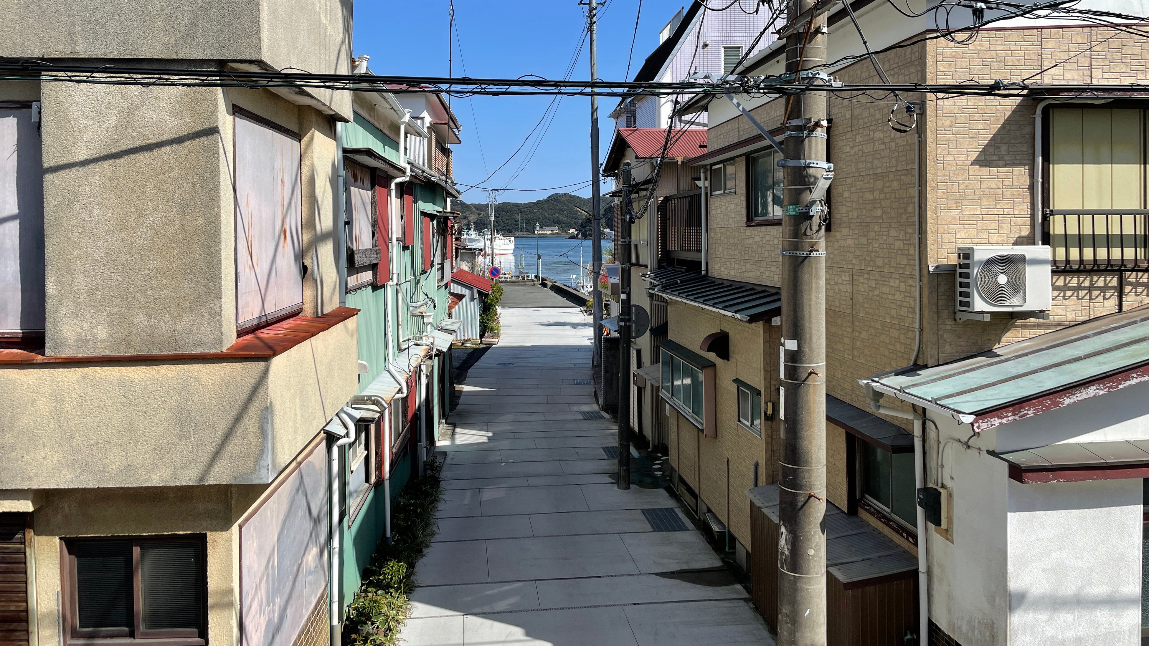 201号室からの眺め。