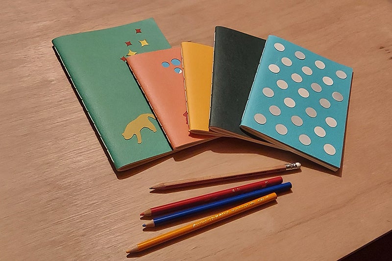 世界に一つだけのオリジナルノートの完成です