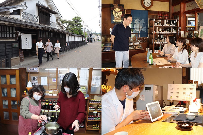 木綿街道では様々な体験メニューを通じて地元の人たちと触れ合うことができます