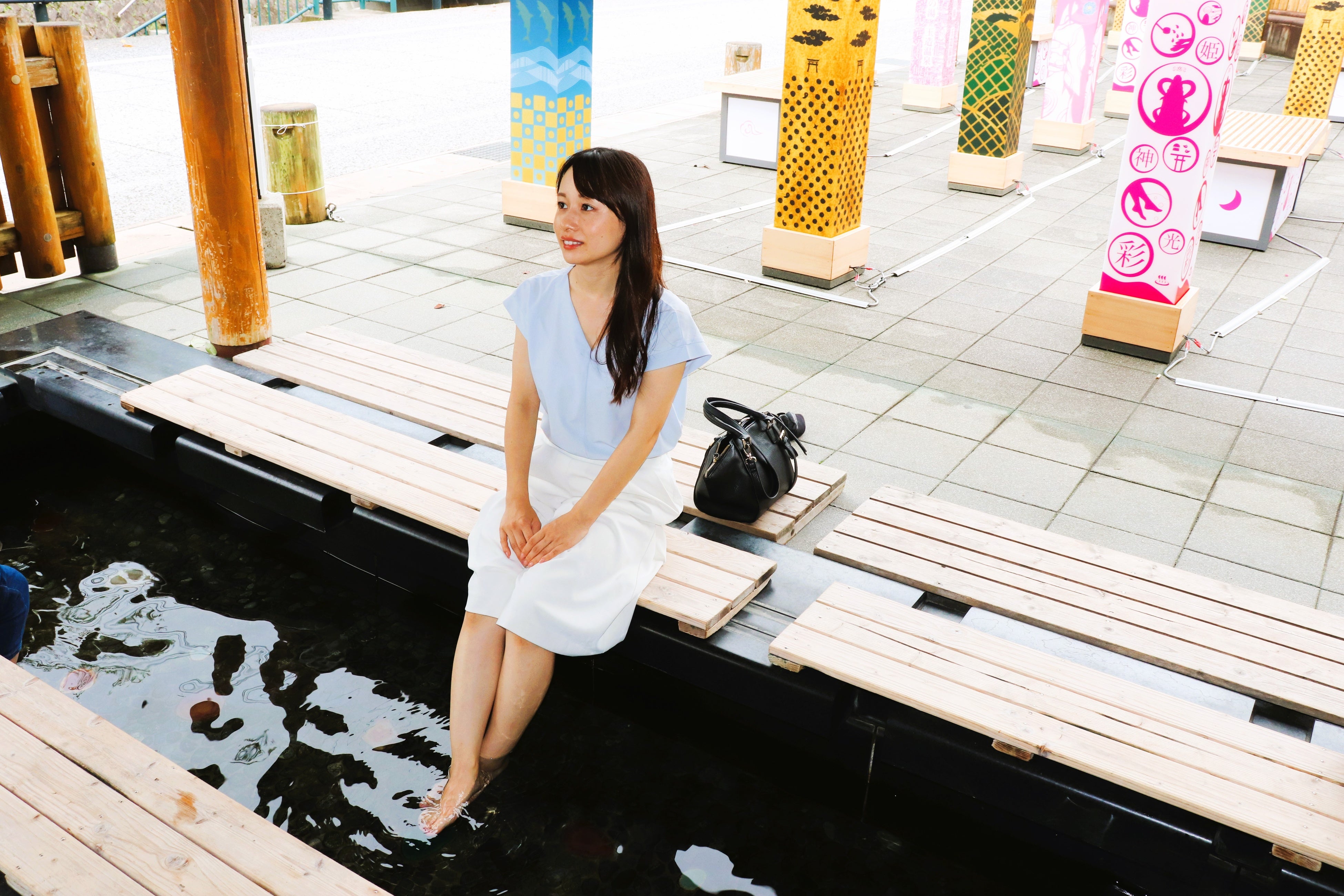 玉造温泉の足湯