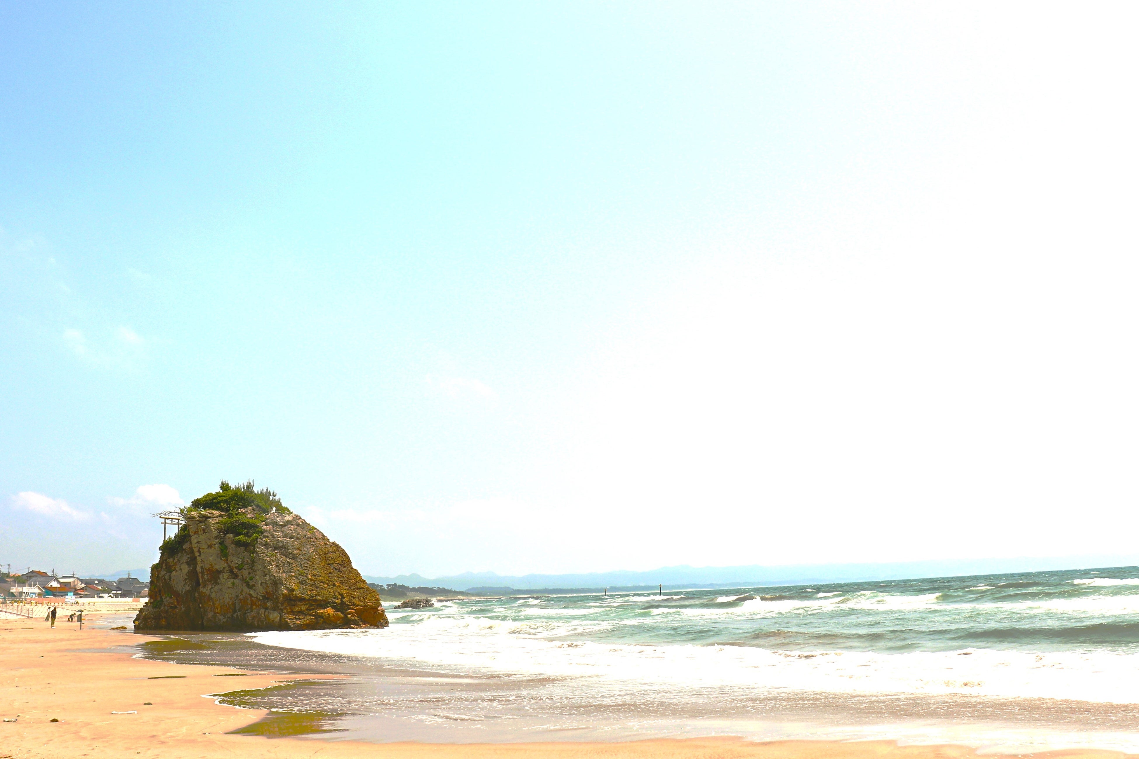 八百万の神々が上陸される稲佐の浜