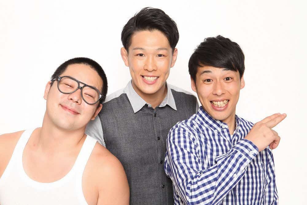 和田まんじゅうさんと青山フォール勝ちさんが松江市出身のお笑いトリオ「ネルソンズ」